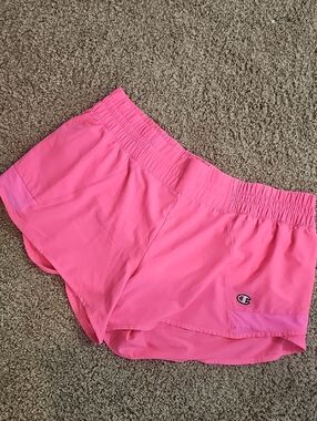 Champion Women's Bright Pink Athletic Shorts